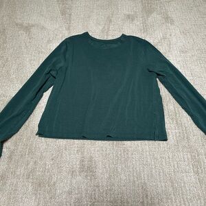 Teal Long Sleeve Top